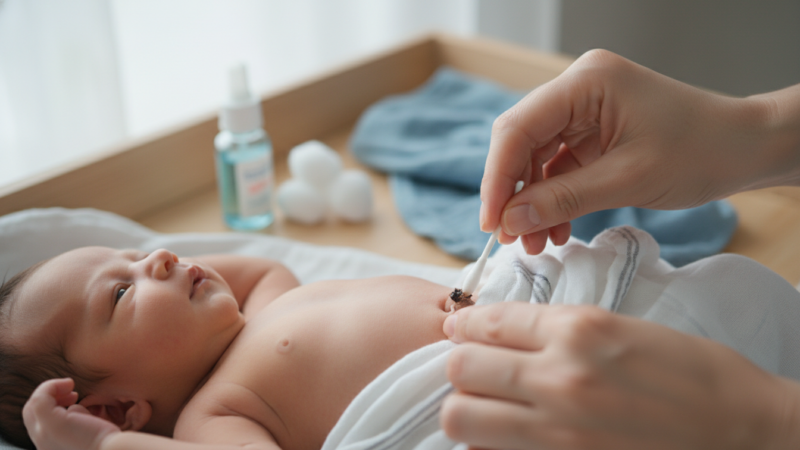 Como Limpar o Umbigo de Recém-Nascido com Segurança